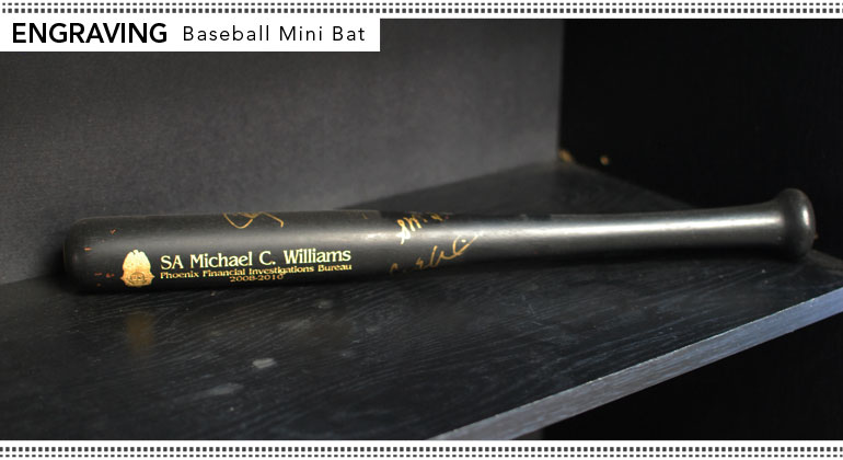 custom engraving baseball bat